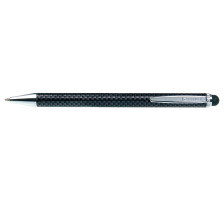 ONLINE Drehkugelschreiber M Stylus Carbon Design blau, 34313/3D