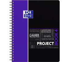 5 X OXFORD Projectbook A4+ kariert, 90g 100 Blatt, 400037432