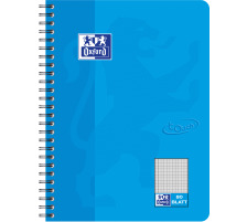 OXFORD Collegeblock Touch B5 90g, kariert meerblau, 400086488