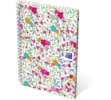 OXFORD Spiralbuch ForMe Floral A5 liniert 60 Blatt, 400094953