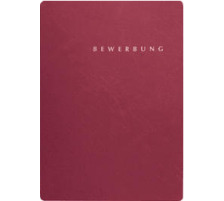 PAGNA Bewerbungsmappe Select rot, 3-teilig, 22002-01