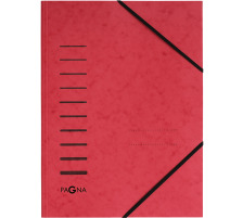 PAGNA Pochette  lastique A4 rouge, 24001-01