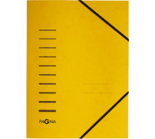 PAGNA Pochette  lastique A4 jaune, 24001-05