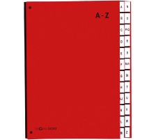 PAGNA Pultordner Color A4 rot, A-Z, 24249-01