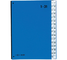 PAGNA Pultordner Color A4 blau, 1-31, 24329-02