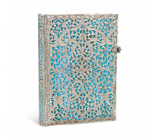 PAPERBLANKS Notizbuch Maya Blau 130x180mm liniert 240 Seiten, PB25627