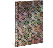 PAPERBLANKS NB Heilige tibetische Stoffe Chakra Midi LIN, PB5278-4