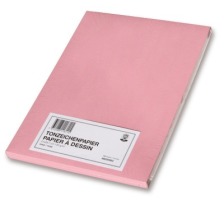 PAPYRUS Tonzeichenpapier A4 130g, rosa 100 Blatt, 88020062