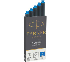 PARKER Tintenpatrone Quink Z 44 knigsblau, abwaschbar 5 Stck, 1950383