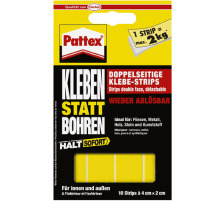 PATTEX Montage Klebe-Strips Blister 10 Stck, PXMS1