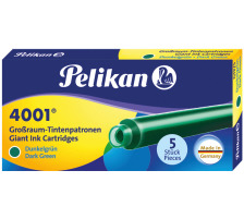 PELIKAN Cartouche d'encre GTP/5 vert 5 pcs., 300070