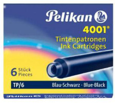 PELIKAN Tinte 4001 TP/6 blauschwarz 6 Stck, 301184