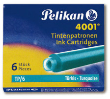 PELIKAN Tinte 4001 TP/6 trkis 6 Stck, 301705