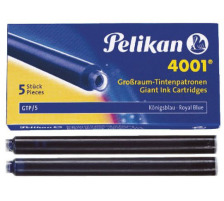 PELIKAN Tinte 4001 GTP/5 blauschwarz 5 Stck, 310607