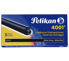 PELIKAN Tinte 4001 GTP/5 brillantschwarz 5 Stck, 310615