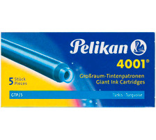 PELIKAN Tinte 4001 GTP/5 trkis 5 Stck, 310656