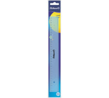 PELIKAN Lineal 30cm transparent blau, 700498