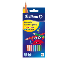 PELIKAN Buntstifte sechseckig 12 Farben, 724005