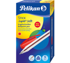 PELIKAN Kugelschreiber Stick super 1mm rot, 804394