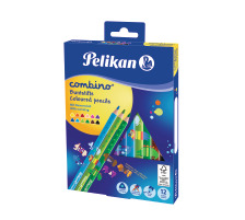 PELIKAN Buntstifte Combino 12 Farben Tier-Motive, 811194