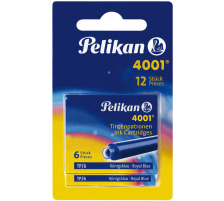 PELIKAN Tintenpatrone blau 12 Stck, Blister, TP/6/2/B