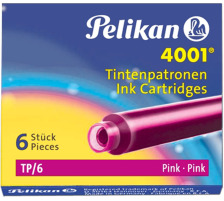 PELIKAN Tintenpatrone pink 6 Stck, TP/6