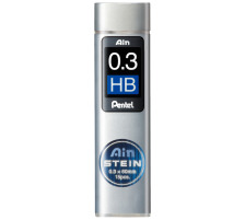 PENTEL Bleistiftmine Ain Stein 0.3mm schwarz/15 Stck HB, C273-HBO