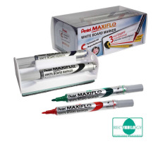 PENTEL Whiteboard Marker 4mm 4 Farben, Box, MWL5S4BOX