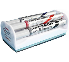 PENTEL Whiteboard Marker 4mm 4 Farben, Box, MWL5S4BOX