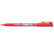 PENTEL Marker Green Label M rot, NMS50-BO