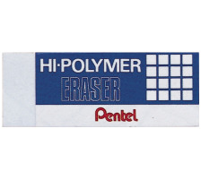 PENTEL Radierer Hi-Polymer weiss 65x24,5x12,5mm, ZEH10ST