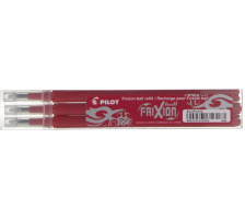 PILOT Mine FriXion Refill rot, 3er Set, BLS-FR7-R