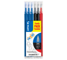 PILOT Refill FriXion Refill 3x blau, 2x rot, 1x schwarz, BLS-FR7-S