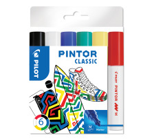 PILOT Marker Set Pintor M 6 Farben standard, S60517412