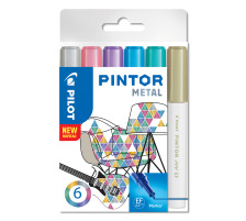 PILOT Marker Set Pintor EF 6 Farben metallic, S60537489