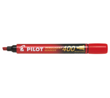 12 X PILOT Permanent Marker 400 4mm Keilspitze rot, SCA-400-R