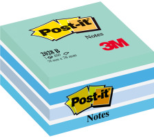 POST-IT Wrfel 76x76mm blau/450 Blatt, 2028-B