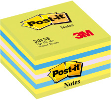 POST-IT Wrfel 76x76mm blau/grn, 450 Blatt, 2028-NB