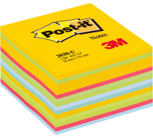 POST-IT Wrfel 76x76mm multicolor/450 Blatt, 2030-U