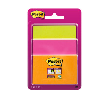 POST-IT Super Sticky Notes multicolor 3 Stck, 3432SS3PO