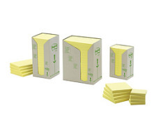 POST-IT Haftnotizen Recycling 51x38mm gelb, 24x100 Blatt, 653-1T