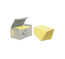 POST-IT Haftnotizen Recycling 126x76mm gelb 6x100 Blatt, 655-1B