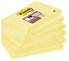 POST-IT Notes Super Sticky 76x127mm gelb 6x90 Blatt, 6556SSCY