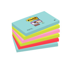 POST-IT Super Sticky Notes 127x76mm Miami 4 Farben 6x90 Blatt, 6556SSMIA