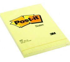 POST-IT Block 102x152mm gelb/100 Blatt, 659Y