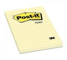 POST-IT Haftnotizen 152x102mm gelb, 100 Blatt, liniert, 660Y