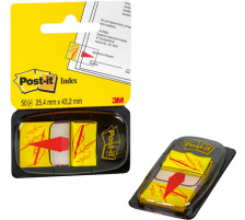 POST-IT Index Tabs 25,4x43,2mm Sign here/50 Tabs, 680-31