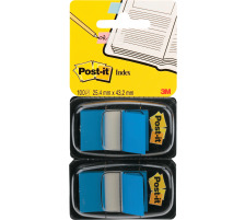 POST-IT Index 2er Set 25,4x43,2mm blau 2x50 Stck, 680-B2