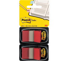 POST-IT Index 2er Set 25,4x43,2mm rot 2x50 Stck, 680-R2