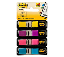 POST-IT Index Mini 11.9x43.2mm 4-farbig 4x35 Tabs, 683-4AB